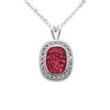 Ladies Treasure Memorial Ashes Pendant with Fine Crystals - Cherished Urns