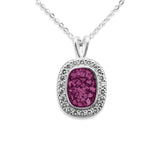Ladies Treasure Memorial Ashes Pendant with Fine Crystals - Cherished Urns