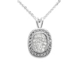 Ladies Treasure Memorial Ashes Pendant with Fine Crystals - Cherished Urns