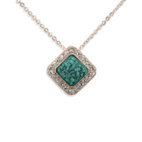 Ladies Bless Memorial Ashes Pendant with Fine Crystals - Cherished Urns