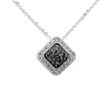 Ladies Bless Memorial Ashes Pendant with Fine Crystals - Cherished Urns