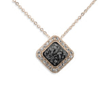 Ladies Bless Memorial Ashes Pendant with Fine Crystals - Cherished Urns