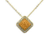 Ladies Bless Memorial Ashes Pendant with Fine Crystals - Cherished Urns