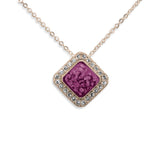 Ladies Bless Memorial Ashes Pendant with Fine Crystals - Cherished Urns