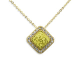 Ladies Bless Memorial Ashes Pendant with Fine Crystals - Cherished Urns