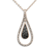 Ladies Teardrop Memorial Ashes Pendant - Cherished Urns