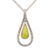 Ladies Teardrop Memorial Ashes Pendant - Cherished Urns
