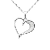 Ladies Embrace Memorial Ashes Pendant - Cherished Urns