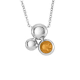 Ladies Rondure Array Cremation Ashes Necklace - Cherished Urns