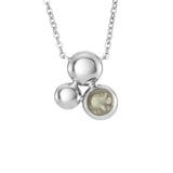 Ladies Rondure Array Cremation Ashes Necklace - Cherished Urns