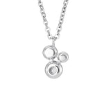 Ladies Rondure Triple Array Cremation Ashes Pendant - Cherished Urns