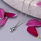 Ladies Rondure Triple Array Cremation Ashes Pendant - Cherished Urns