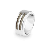 Gents Traditional Memorial Ashes Ring - Cherished Urns