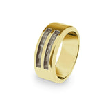 Gents Traditional Memorial Ashes Ring - Cherished Urns