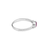 Ladies Peace Memorial Ashes Ring with Fine Crystals - Cherished Urns