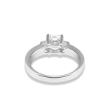 Ladies Honour Memorial Ashes Ring with Fine Crystals - Cherished Urns