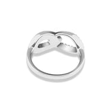 Ladies Unity Memorial Ashes Ring with Fine Crystals - Cherished Urns