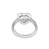 Ladies Beloved Memorial Ashes Ring with Fine Crystal - Cherished Urns