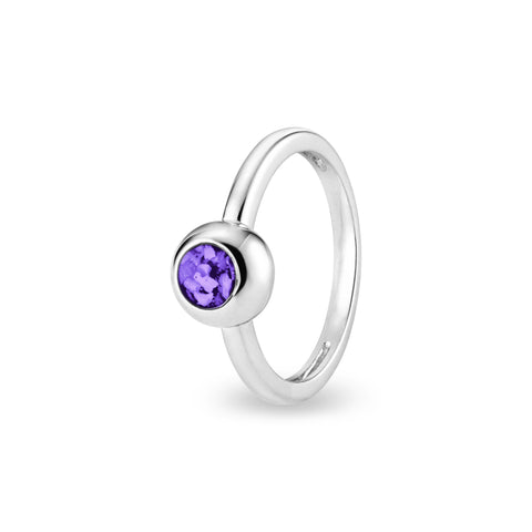 Ladies Rondure Cremation Ashes Ring - Cherished Urns
