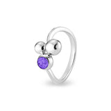 Ladies Rondure Array Cremation Ashes Ring - Cherished Urns