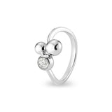 Ladies Rondure Array Cremation Ashes Ring - Cherished Urns