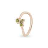 Ladies Rondure Array Triple Cremation Ashes Ring - Cherished Urns