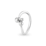 Ladies Rondure Array Triple Cremation Ashes Ring - Cherished Urns