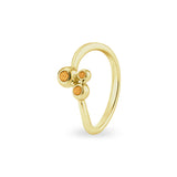 Ladies Rondure Array Triple Cremation Ashes Ring - Cherished Urns