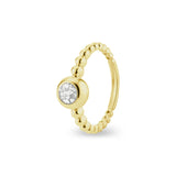 Ladies Rondure Array Bubble Band Cremation Ashes Ring - Cherished Urns