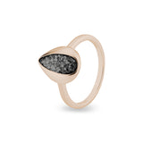 Ladies Rondure Teardrop Cremation Ashes Ring - Cherished Urns
