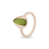 Ladies Rondure Teardrop Cremation Ashes Ring - Cherished Urns