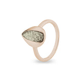 Ladies Rondure Teardrop Cremation Ashes Ring - Cherished Urns