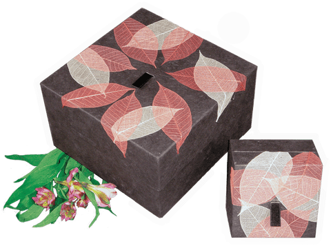 Embrace Earthurns Biodegradable Urn- Autumn Leaves - Mini - Cherished Urns