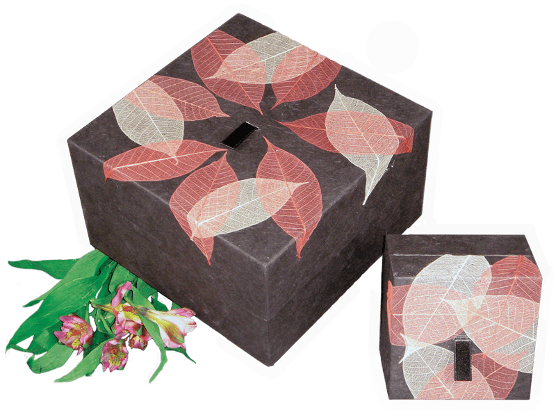 Embrace Earthurns Biodegradable Urn- Autumn Leaves - Mini - Cherished Urns