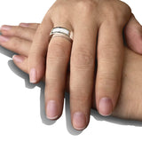 Unisex Pure Memorial Ashes Ring - Cherished Urns