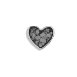 Large Heart Cremation Ashes Element for Glass Locket - Cherished Urns