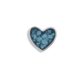 Large Heart Cremation Ashes Element for Glass Locket - Cherished Urns