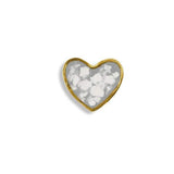 Large Heart Cremation Ashes Element for Glass Locket - Cherished Urns