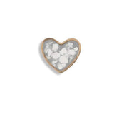 Large Heart Cremation Ashes Element for Glass Locket - Cherished Urns