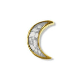Large Moon Cremation Ashes Element for Glass Locket - Cherished Urns