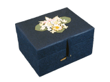 Earthurn Chest Biodegradable Urn- Navy Blue - Adult - Cherished Urns