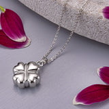 Self-fill Traditional Clover Cremation Ashes Pendant - Cherished Urns