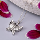 Self-fill Butterfly Cremation Ashes Pendant - Cherished Urns