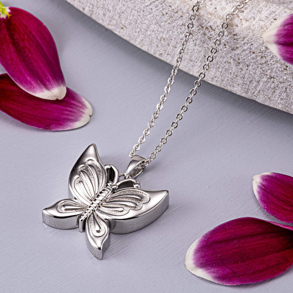 Butterfly necklace online for ashes