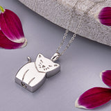 Self-fill Cat Cremation Ashes Pendant - Cherished Urns
