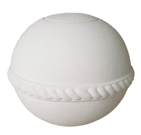 Oceane Round Quartz Water-soluble Urn-Mini - Cherished Urns