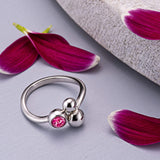 Ladies Rondure Array Cremation Ashes Ring - Cherished Urns