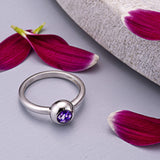 Ladies Rondure Cremation Ashes Ring - Cherished Urns