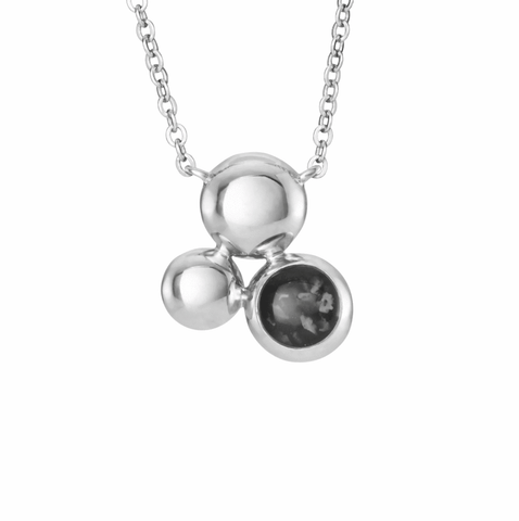 Ladies Rondure Array Cremation Ashes Necklace - Cherished Urns