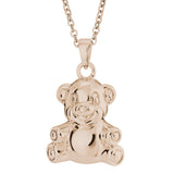 Self-fill Teddy Bear Cremation Ashes Pendant - Cherished Urns